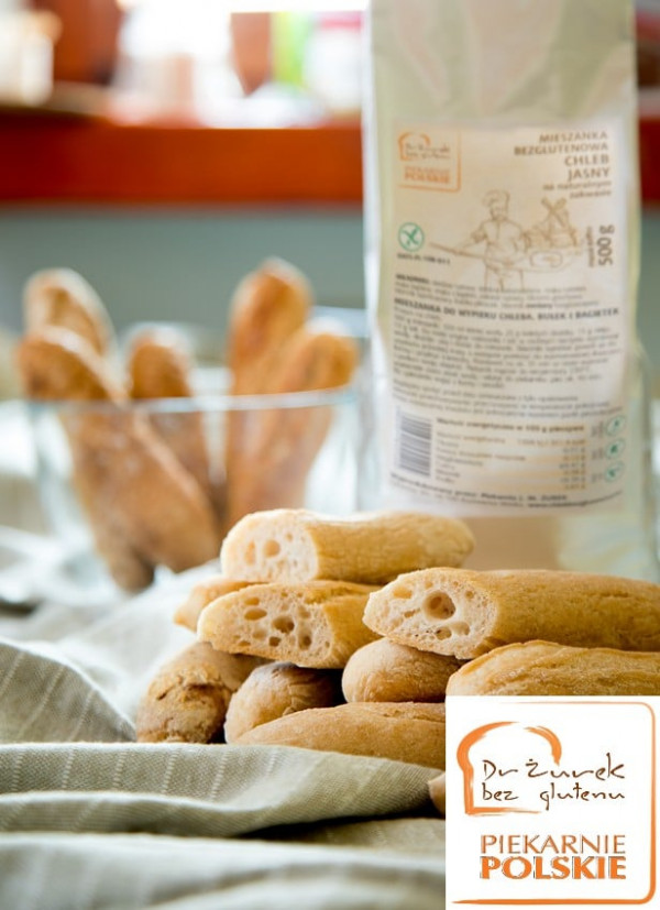 Chrupiące bagietki bezglutenowe z domowego piekarnika